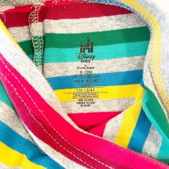 Minnie Mouse 9-12M Long Sleeve Pajama Set - Picture 6 of 6